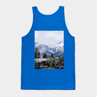 Jasper, Alberta - Rocky Mountain View Tank Top